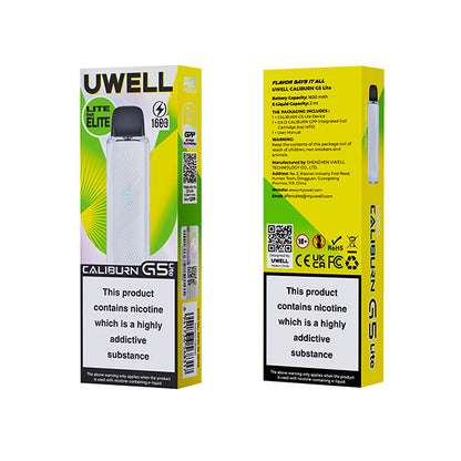 Uwell Caliburn G5 Litte Vape Kit - Creamy Celadon - Flawless Vape Shop