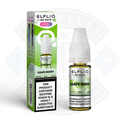 Elf Bar ELFLIQ Grape Berry Nic Salt 10ml