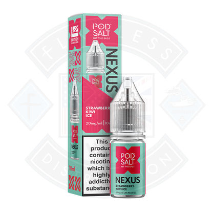 Nexus Pod Salt Strawberry Kiwi Ice 10ml - 5mg - Flawless Vape Shop