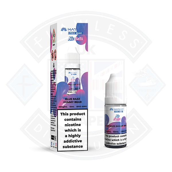 Hayati Pro Max Blue Razz Gummy Bear Nic Salt 10ml - 10mg - Flawless Vape Shop