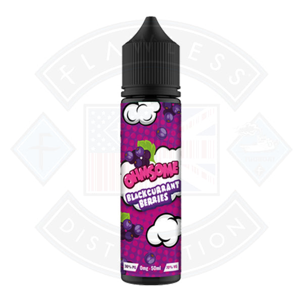 Ohmsome Blackcurrant Berries 0mg 50ml Shortfill