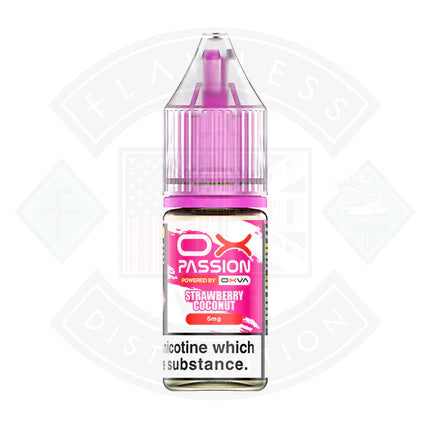 OX Passion Strawberry Coconut Nic Salt 10ml by Oxva