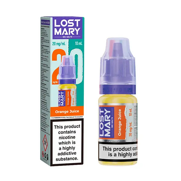 LOST MARY Orange Juice Nic Salts E-Liquid 10ml