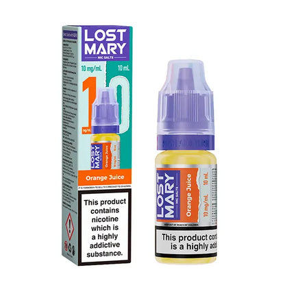 LOST MARY Orange Juice Nic Salts E-Liquid 10ml - 5mg - Flawless Vape Shop