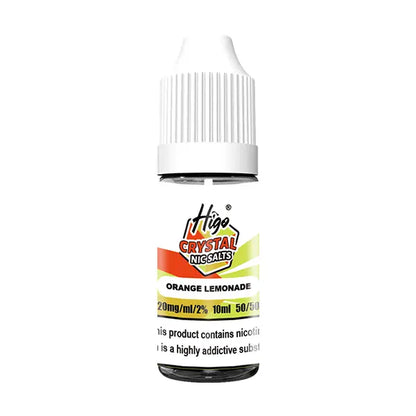 Higo Crystal Nic Salt 10ml Orange Lemonade - 10mg - Flawless Vape Shop