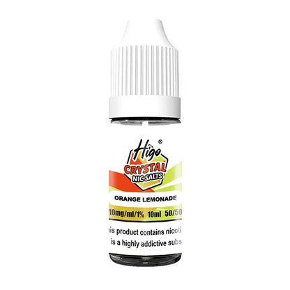 Higo Crystal Nic Salt 10ml Orange Lemonade - 10mg - Flawless Vape Shop