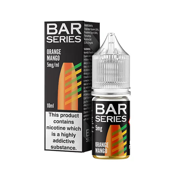 Bar Series Nic Salt 10ml Orange Mango - 5mg - Flawless Vape Shop