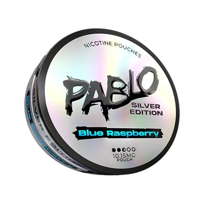 Pablo Silver Edition Nicotine Pouch - Blue Raspberry - Flawless Vape Shop