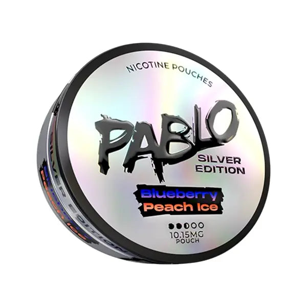 Pablo Silver Edition Nicotine Pouch - Blue Raspberry - Flawless Vape Shop