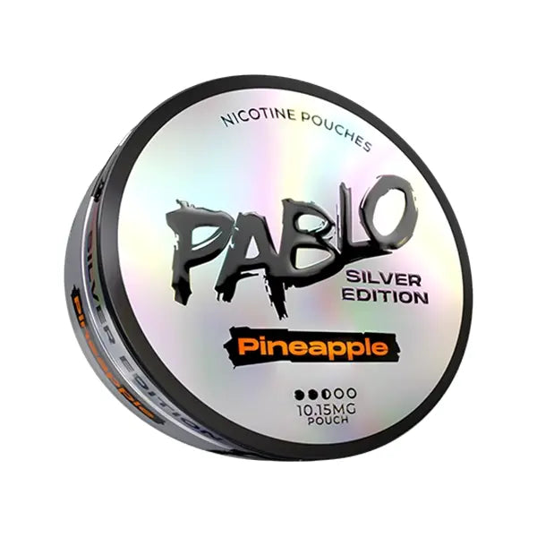 Pablo Silver Edition Nicotine Pouch - Blue Raspberry - Flawless Vape Shop