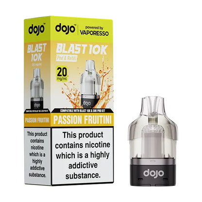 Dojo Blast 10k / 30k Replacement Pods - Straw- Raspberry Cherry - Flawless Vape Shop