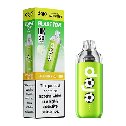 Dojo Blast 10k Vape Kit - Straw - Raspberry Cherry - Flawless Vape Shop