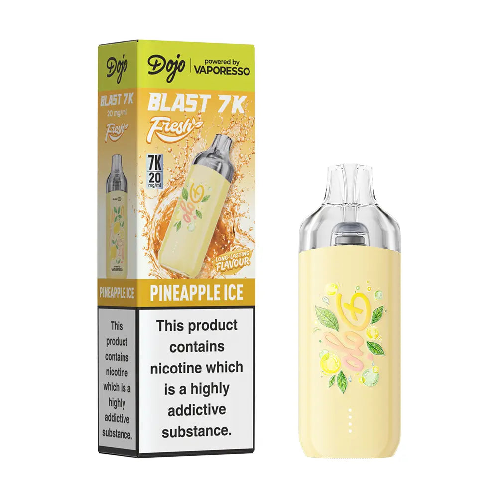 Dojo Blast 7K FRESH  Vape Kit 20mg - Blueberry Sour Raspberry - Flawless Vape Shop