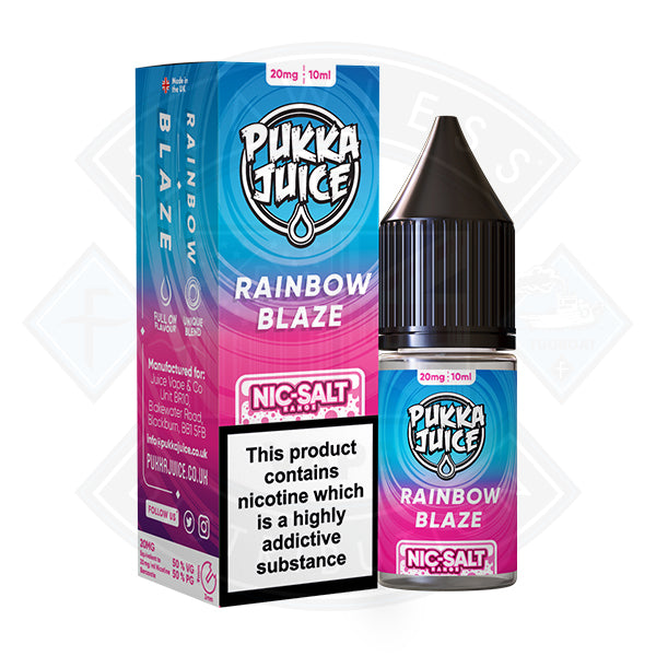 Pukka Juice - Nic Salt Rainbow Blaze 10ml 10mg E-liquid