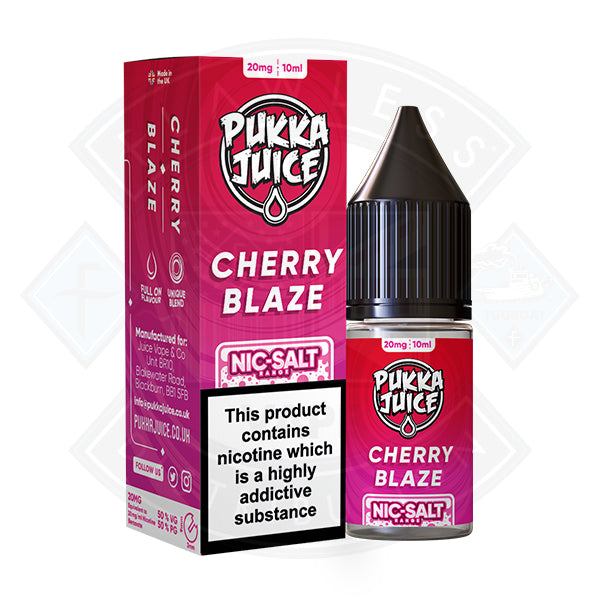 Pukka Juice - Nic Salt Cherry Blaze 10ml E-liquid
