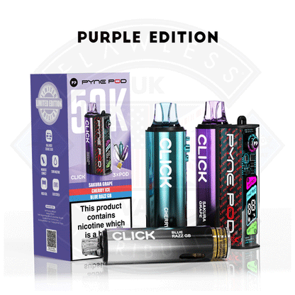Pyne Pod Click 50k Vape Kit - Blue Edition - Flawless Vape Shop