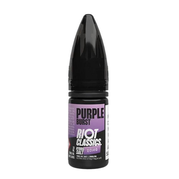 Riot Squad  Salt 10ml Purple Burst - 10mg - Flawless Vape Shop