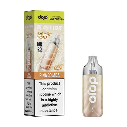 Dojo Blast 10K FRESH Vape Kit 20mg - Pina Colada - Flawless Vape Shop