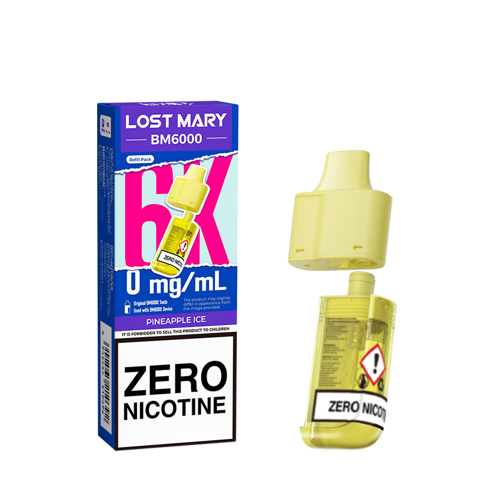 Lost Mary BM6000 Prefilled Pod ZERO | Flawless Vape Shop Lost Mary BM6000 Prefilled Pod ZERO | Flawless Vape Shop