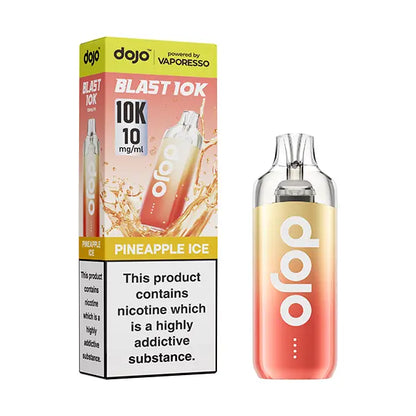 Dojo Blast 10k Vape Kit 10mg - Straw Raspberry Cherry - Flawless Vape Shop