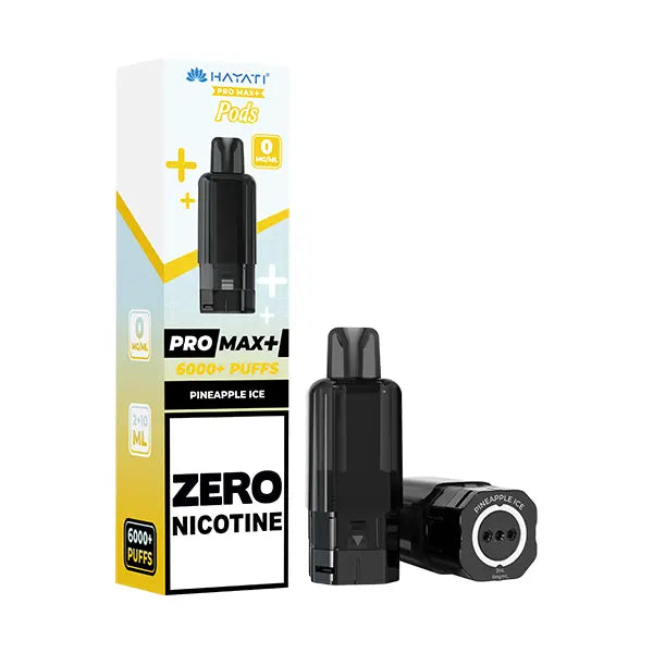Hayati Pro Max 6000 + Prefilled Pod ZERO NICOTINE - Banana Ice - Flawless Vape Shop