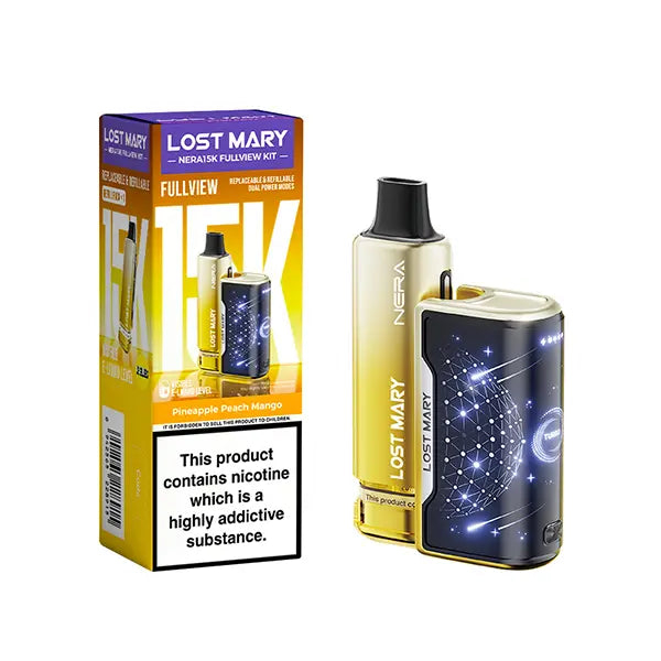 Lost Mary Nera15K Fullview Prefilled Vape Kit - Banana Ice - Flawless Vape Shop