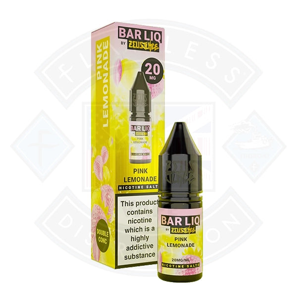 Zeus Juice Barliq Salt Pink Lemonade 10ml - 10mg - Flawless Vape Shop