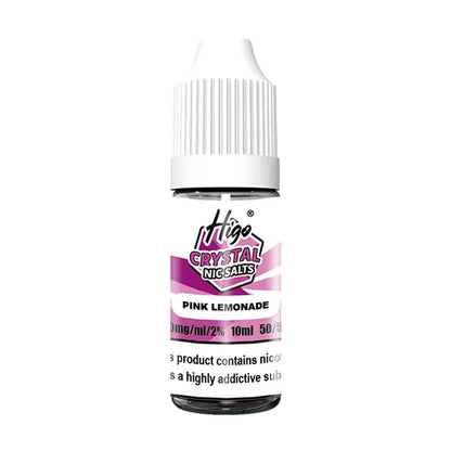 Higo Crystal Nic Salt 10ml Pink Lemonade - 10mg - Flawless Vape Shop