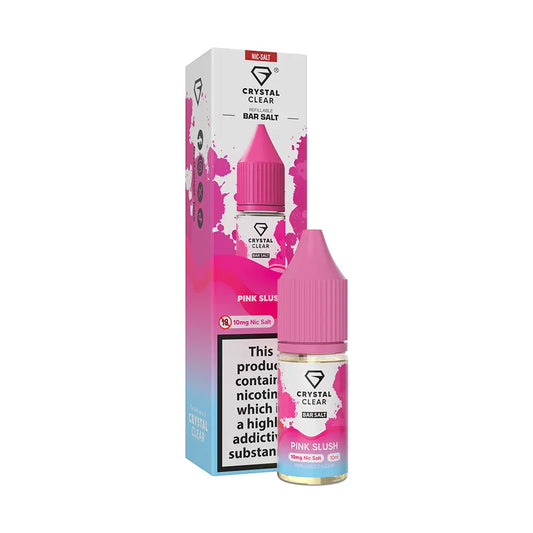 Crystal Clear Bar Nic Salts 10ml - Pink Slush