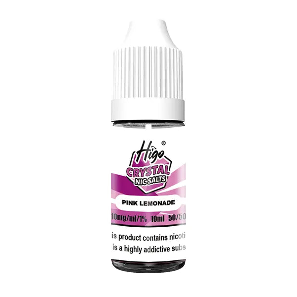 Higo Crystal Nic Salt 10ml Pink Lemonade - 10mg - Flawless Vape Shop