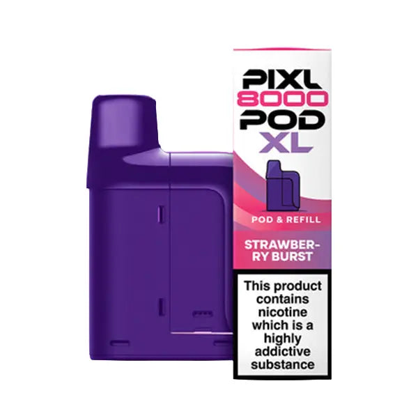 Pixl 8K Prefilled Pods - Black Cherry - Flawless Vape Shop