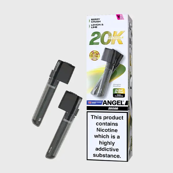 Vapes Bars Angel 20K Prefilled Vape Pods + Refill Container