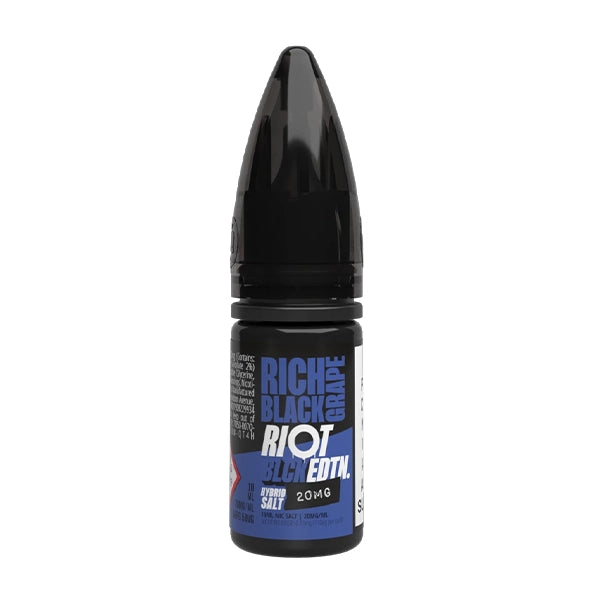 Riot Black EDTN Salt 10ml Rich Black Grape - 10mg - Flawless Vape Shop