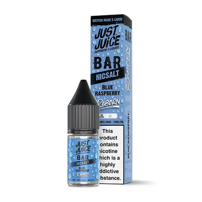 Just Juice Bar Nic Salt - REBORN 10ml Blue Raspberry - 5mg - Flawless Vape Shop