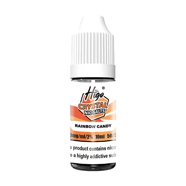 Higo Crystal Nic Salt 10ml Rainbow Candy - 10mg - Flawless Vape Shop