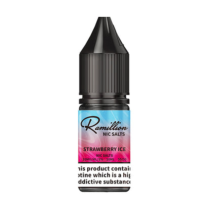 Ramillion 10ml  Nic Salt Strawberry Ice - 10mg - Flawless Vape Shop