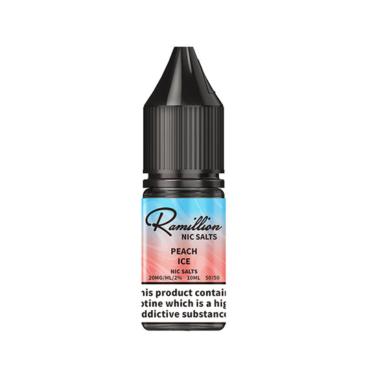 Ramillion 10ml  Nic Salt Peach Ice