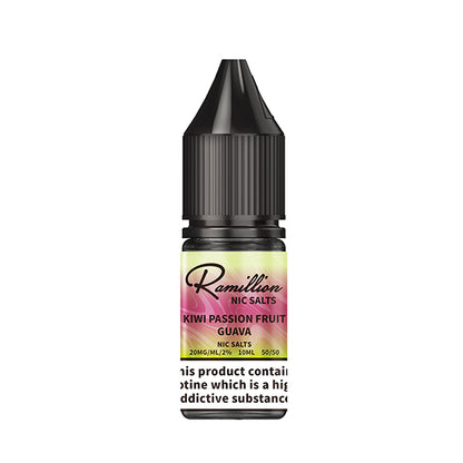 Ramillion 10ml  Nic Salt Kiwi Passionfruit Guava - 10mg - Flawless Vape Shop