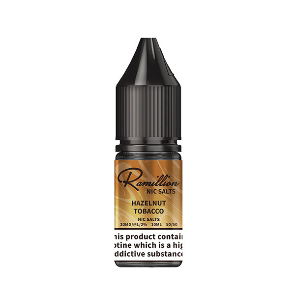 Ramillion 10ml  Nic Salt Hazelnut Tobacco - 10mg - Flawless Vape Shop