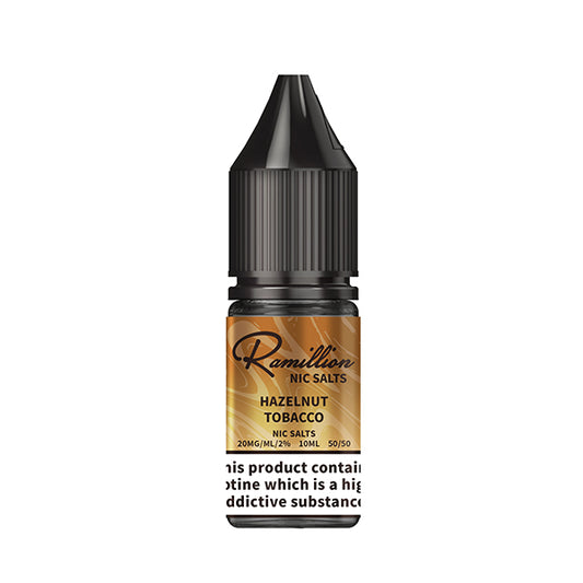 Ramillion 10ml  Nic Salt Hazelnut Tobacco