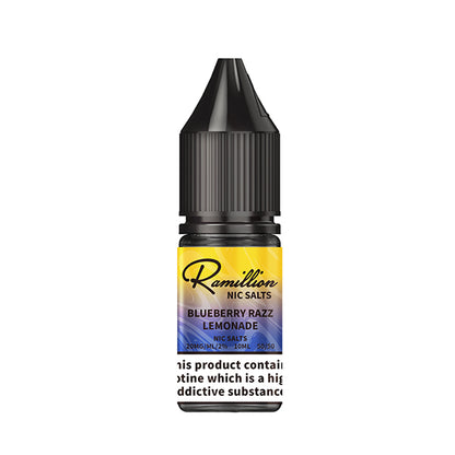 Ramillion 10ml  Nic Salt Blueberry Razz Lemonade - 10mg - Flawless Vape Shop