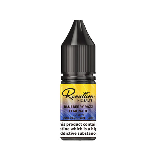 Ramillion 10ml  Nic Salt Blueberry Razz Lemonade