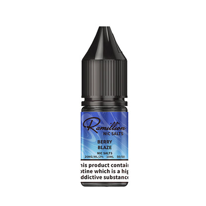 Ramillion 10ml  Nic Salt Berry Blaze - 10mg - Flawless Vape Shop