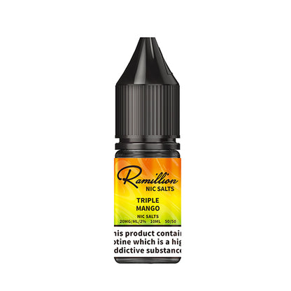 Ramillion 10ml  Nic Salt Triple Mango - 10mg - Flawless Vape Shop