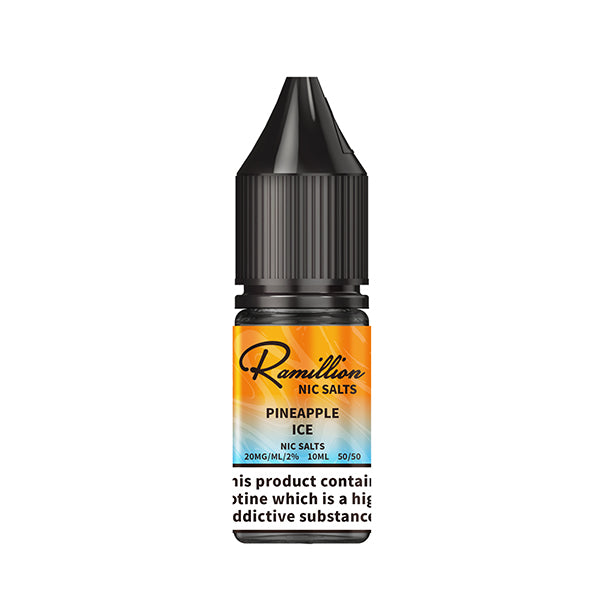 Ramillion 10ml  Nic Salt Pineapple Ice - 10mg - Flawless Vape Shop