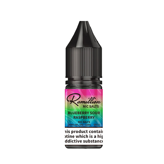 Ramillion 10ml  Nic Salt Blueberry Sour Raspberry