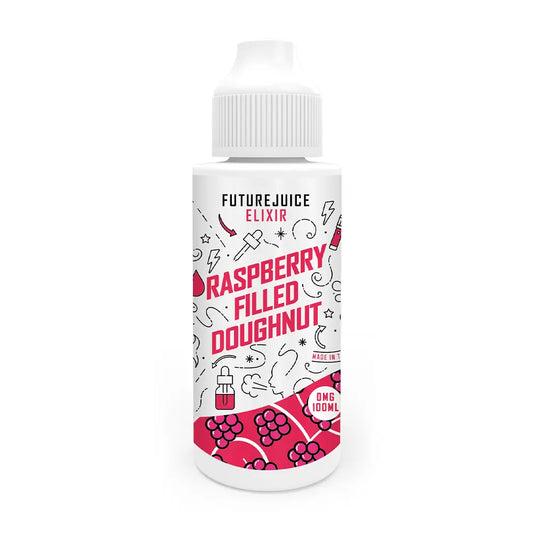 Future Juice - Elixirs - Raspberry Filled Doughnut 0mg 100ml Shortfill