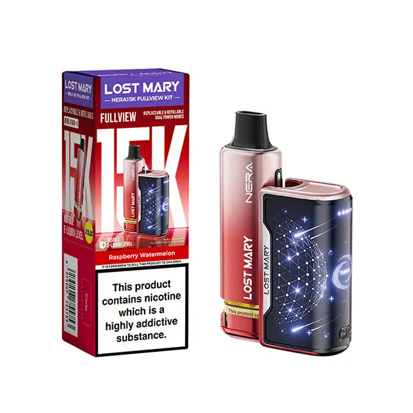 Lost Mary Nera15K Fullview Prefilled Vape Kit - Banana Ice - Flawless Vape Shop