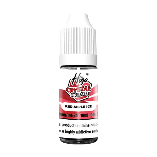 Higo Crystal Nic Salt 10ml Red Apple Ice - 10mg - Flawless Vape Shop