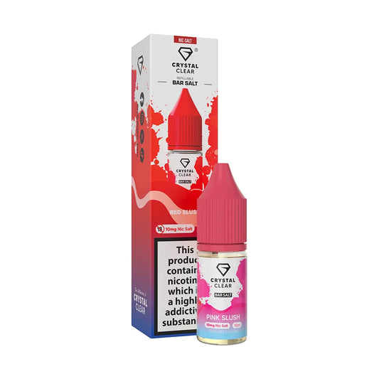 Crystal Clear Bar Nic Salts 10ml - Red Slush